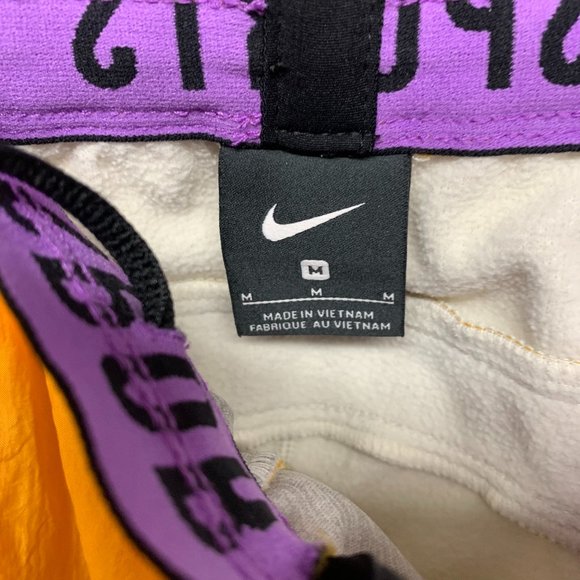 Mens Nike Therma Training Pants, grey purple orange, Mens Medium - Picture 3 of 12